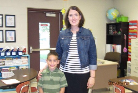Camden & the BEST 1st grade teacher EVER!