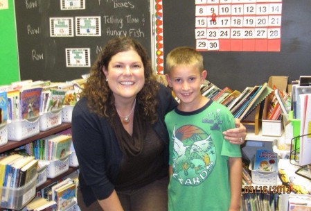 George & his WONDERFUL 3rd grade teacher!