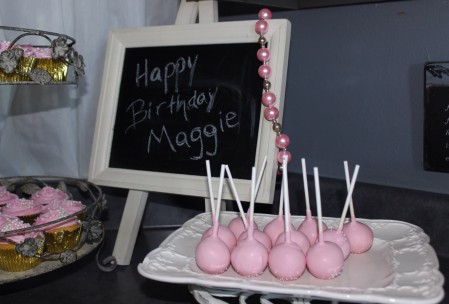 Birthday cake pops are always delicious.  